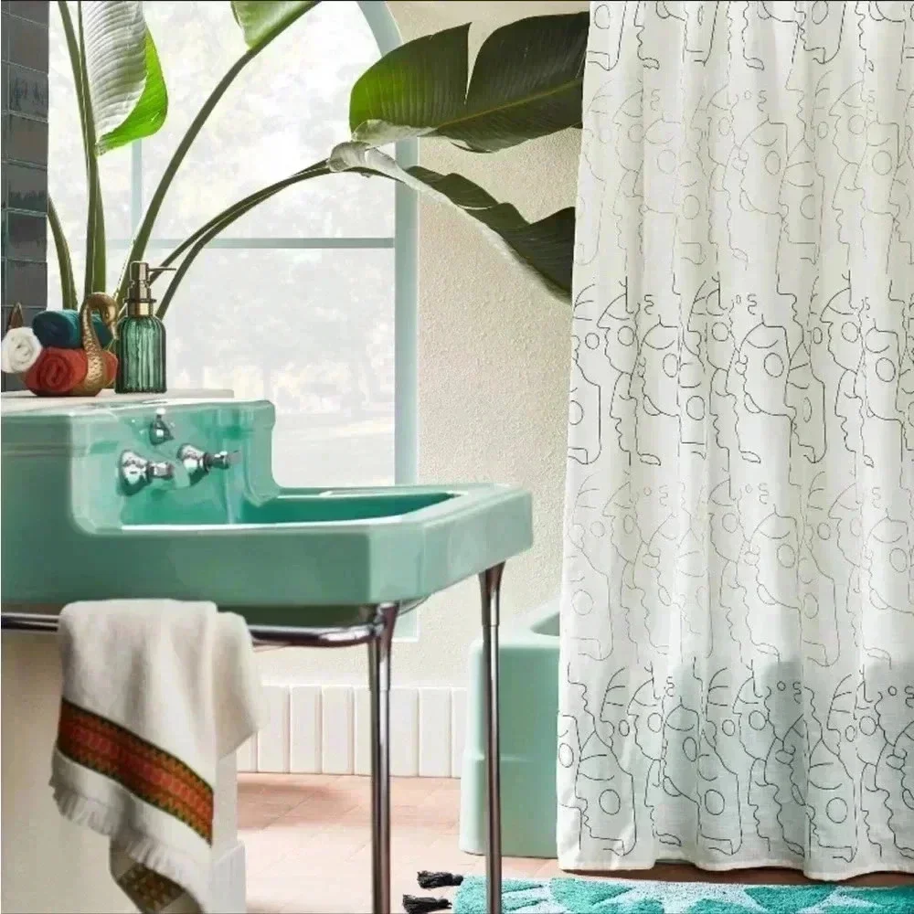 NWT In This Together Shower Curtain White - Opalhouse designed with‎ Jung…